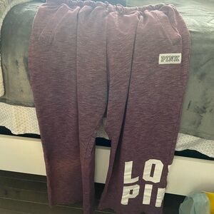 Pink Logo Sweatpants